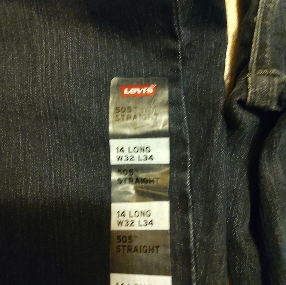 NWT Levi's 505 StraightJeans 14L FirmPrice*Last 1 - Picture 5 of 7